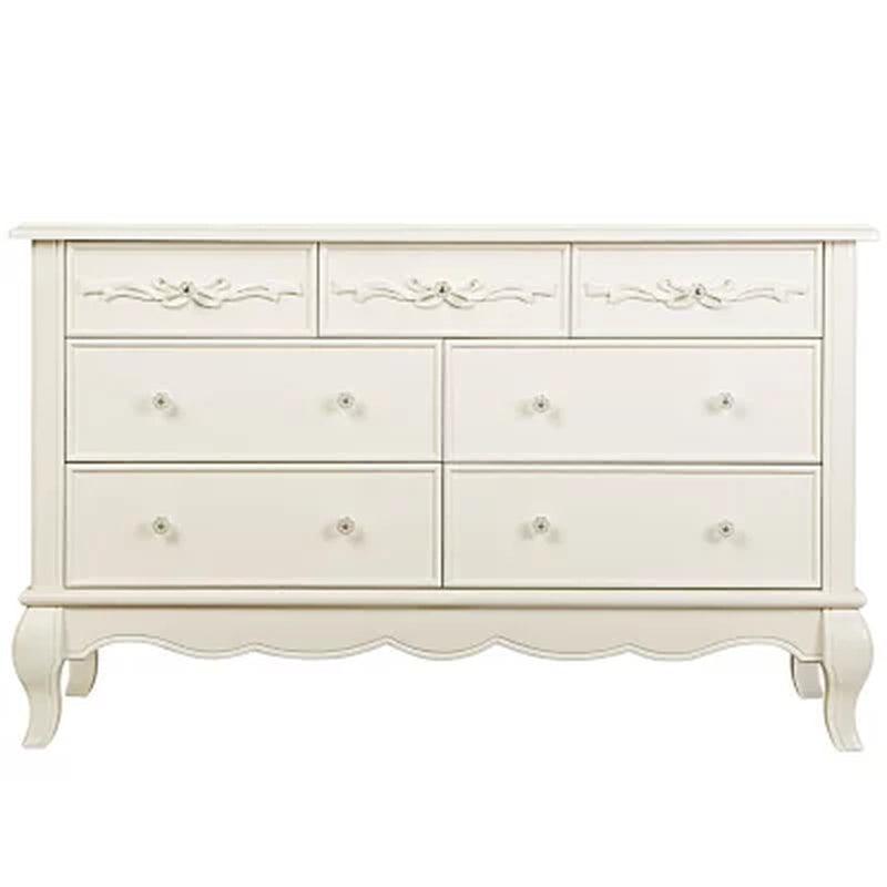 Evolur Aurora 7-Drawer Double Dresser (Choose Your Color)