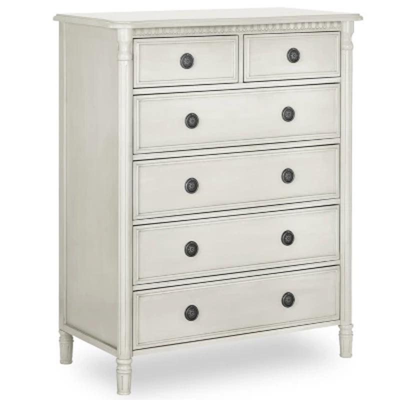 Evolur Julienne 6-Drawer Chest, Cloud