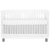 Evolur Loft Art Deco 3-In-1 Convertible Crib in White