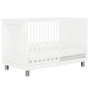 Evolur Loft Art Deco 3-In-1 Convertible Crib in White