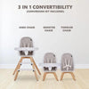 Evolur Multifunctional Zoodle High Chair (Choose Your Color)