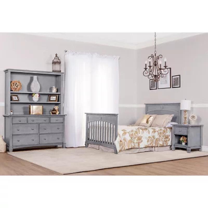 Evolur Santa Fe 5-In-1 Convertible Crib, Storm Gray