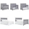 Evolur Santa Fe 5-In-1 Convertible Crib, Storm Gray