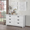 Evolur Waverly 6-Drawer Double Dresser (Choose Your Color)