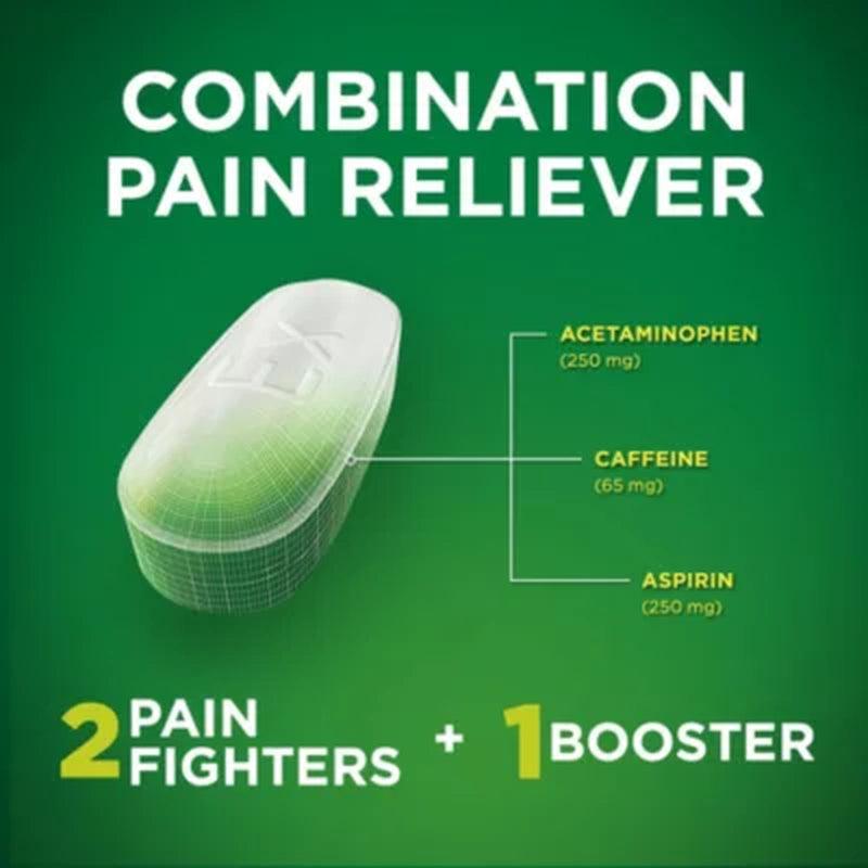 Excedrin Extra Strength Caplets, Combination Pain Reliever Aid (250 Mg., 300 Ct.)