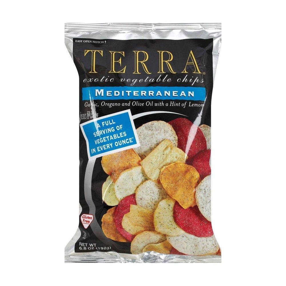 Exotic Vegetable Chips - Mediterranean - Case of 12 - 6.8 Oz.