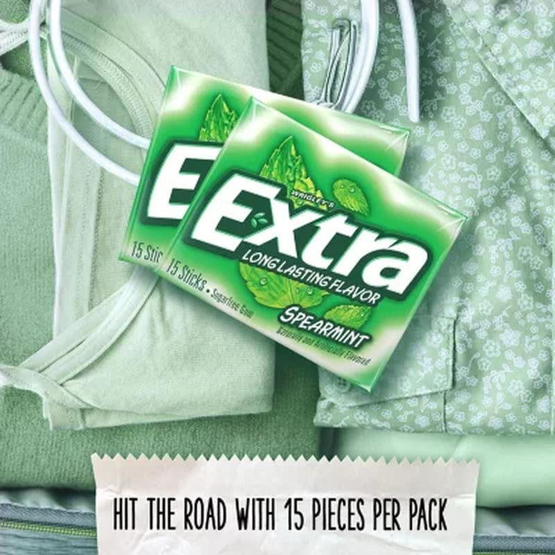 Extra Spearmint Sugar Free Chewing Gum Bulk Pack (15 Ct., 12 Pk.)