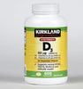 Extra Strength Vitamin D3 2000 I.U. 600 Softgels, Bottle