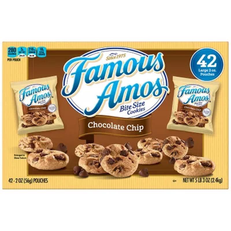 Famous Amos Chocolate Chip Cookies (2 Oz., 42 Ct.)