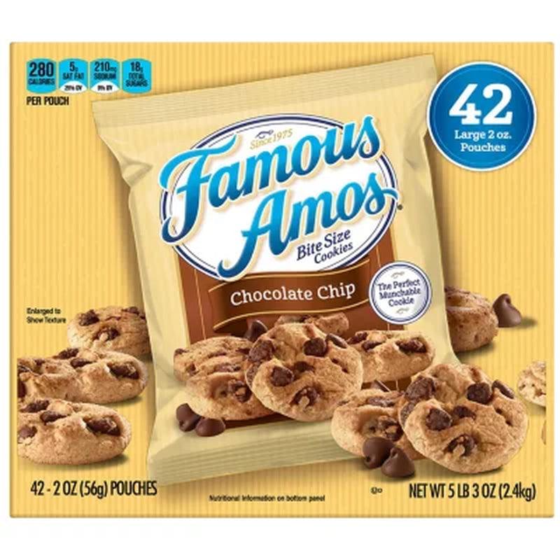 Famous Amos Chocolate Chip Cookies (2 Oz., 42 Ct.)