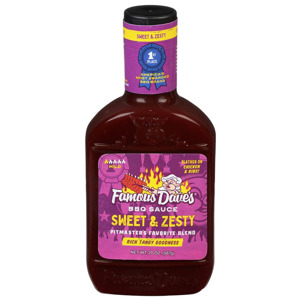 Famous Dave'S Sweet & Zesty BBQ Sauce, 20 Oz