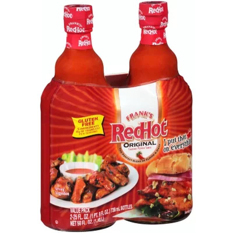 Frank'S Redhot Original Cayenne Pepper Sauce (25 Oz., 2 Pk.)