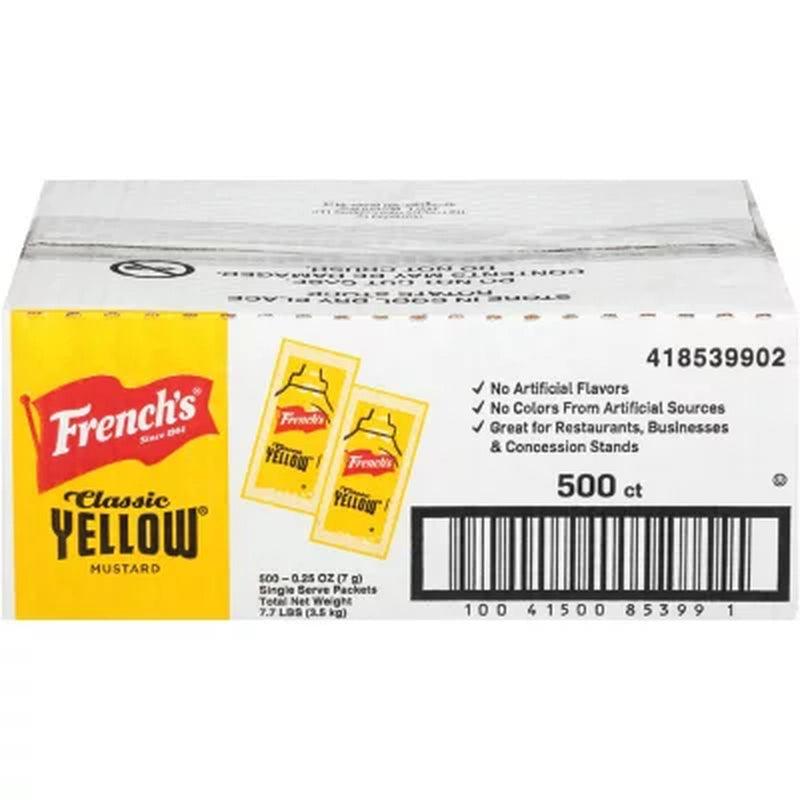 French'S Mustard Single-Serve Packets (5.5 G., 500 Ct.)