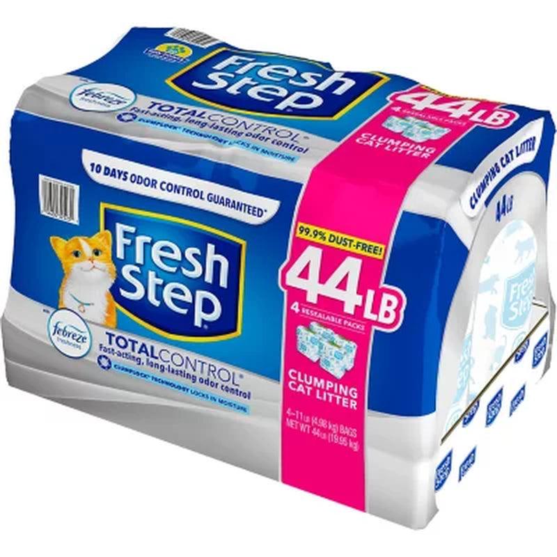 Fresh Step Total Control Scented Litter with Febreze, Clumping (44 Lbs.)