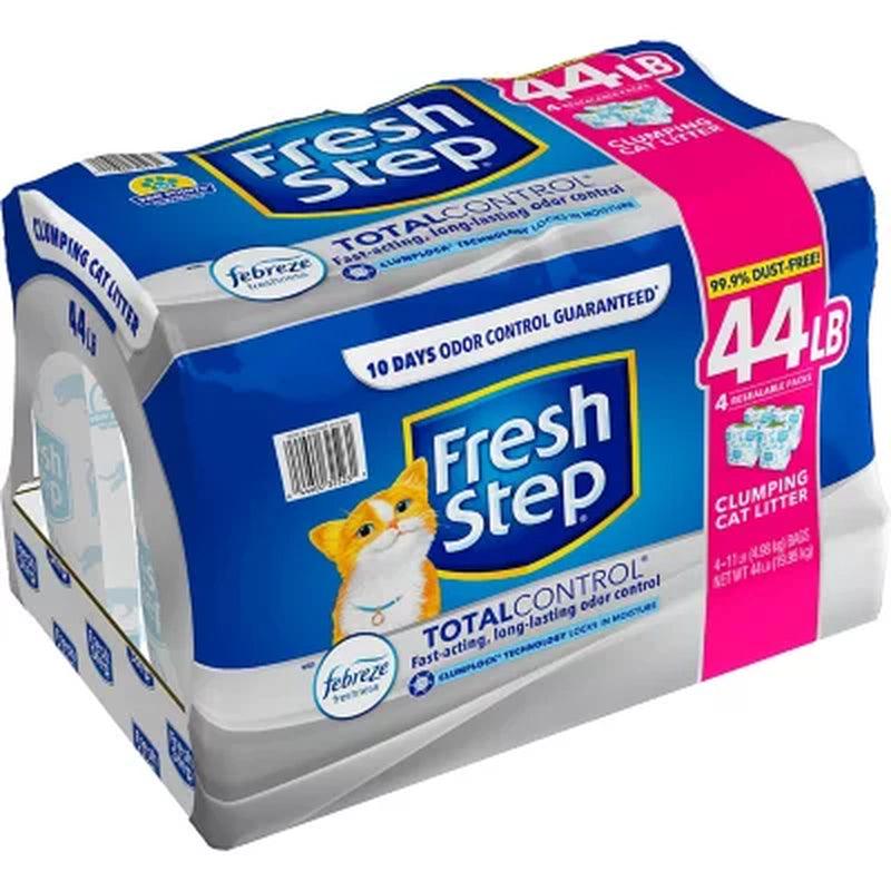 Fresh Step Total Control Scented Litter with Febreze, Clumping (44 Lbs.)