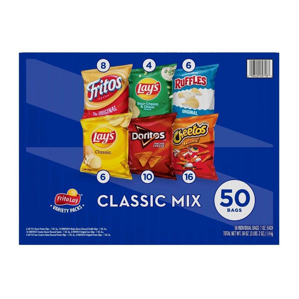 Frito-Lay Classic Mix Variety Pack (50 Pack)