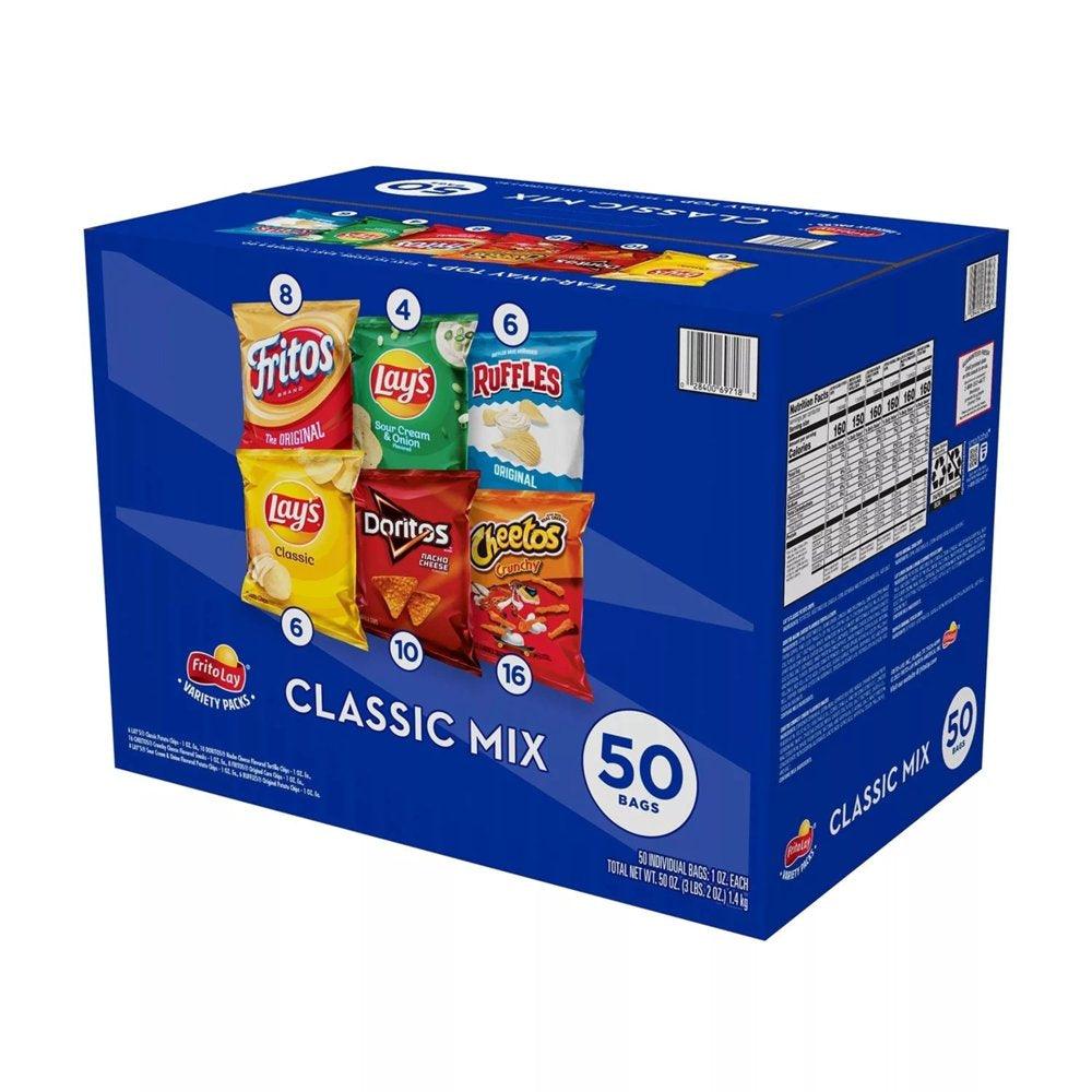 Frito-Lay Classic Mix Variety Pack (50 Pack)