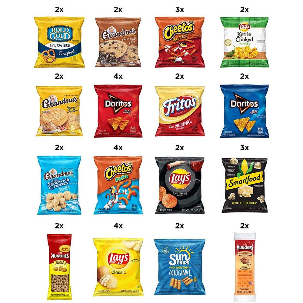 Frito-Lay Ultimate Classic Snacks Package Variety Pack, 40 Count