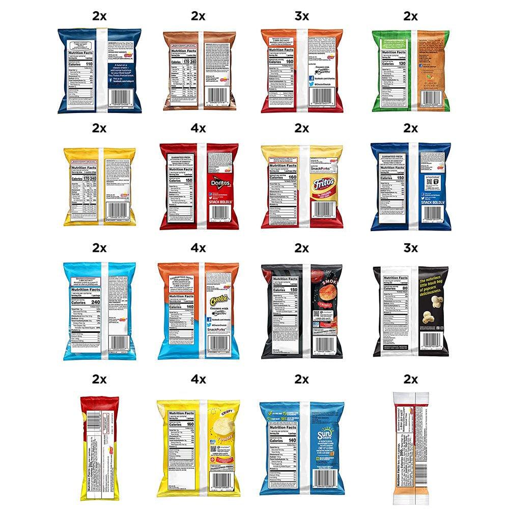 Frito-Lay Ultimate Classic Snacks Package Variety Pack, 40 Count