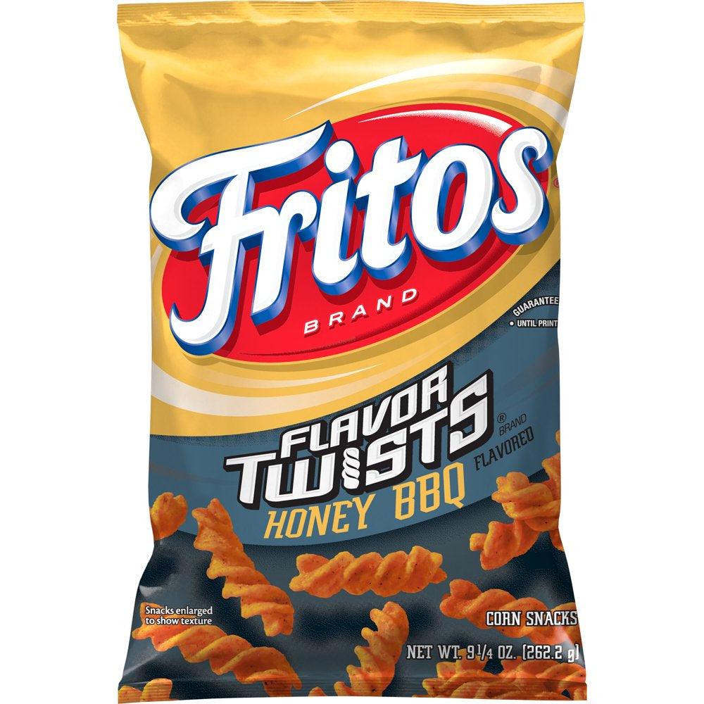 Fritos Flavor Twists Honey BBQ Corn Snacks, 9.25 Oz Bag