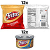 Fritos Original Chips & Bean Dip Cans Variety Pack, 24 Count