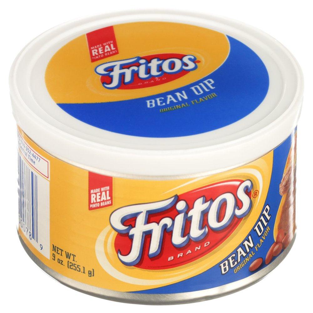 Fritos Original Flavor Bean Dip, 40 Calories per 2 Tbsp Serving, 9 Oz