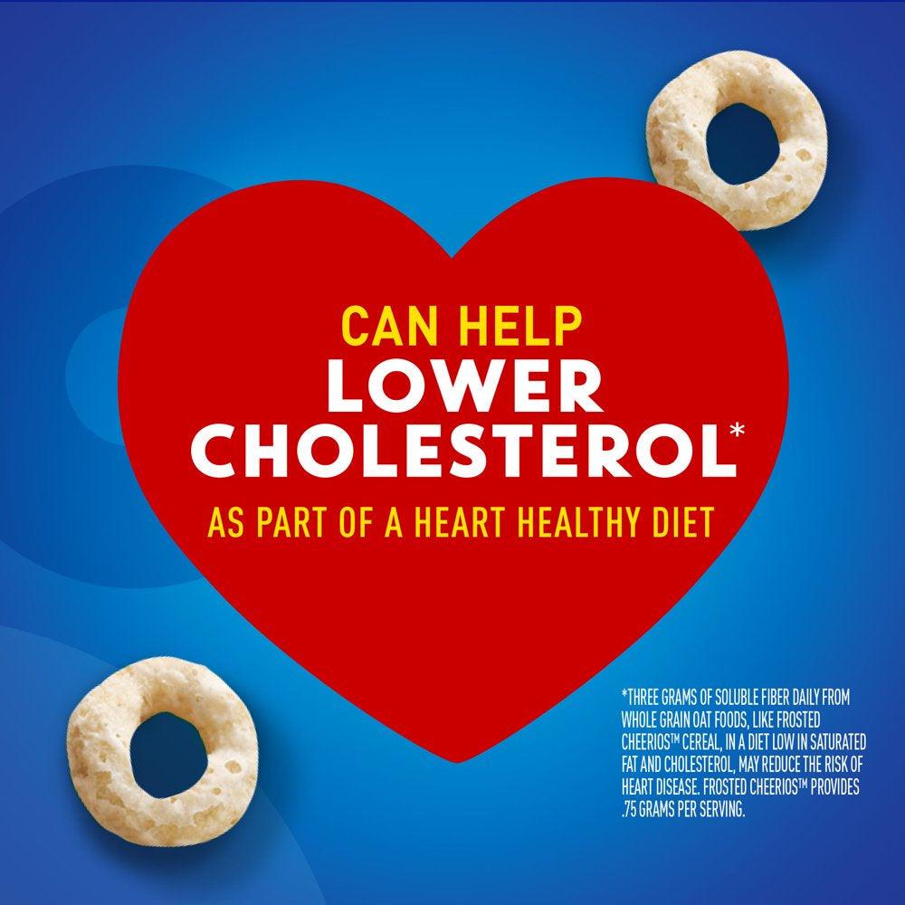 Frosted Cheerios, Heart Healthy Cereal, Family Size, 18.4 OZ