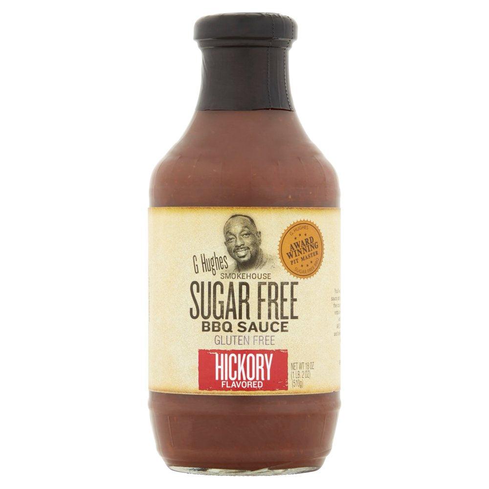 G Hughes Smokehouse Hickory Flavored BBQ Sauce, 18 Oz