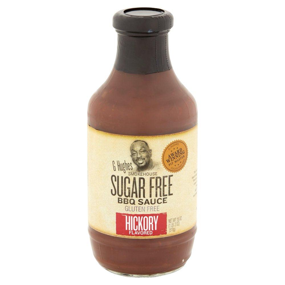 G Hughes Smokehouse Hickory Flavored BBQ Sauce, 18 Oz