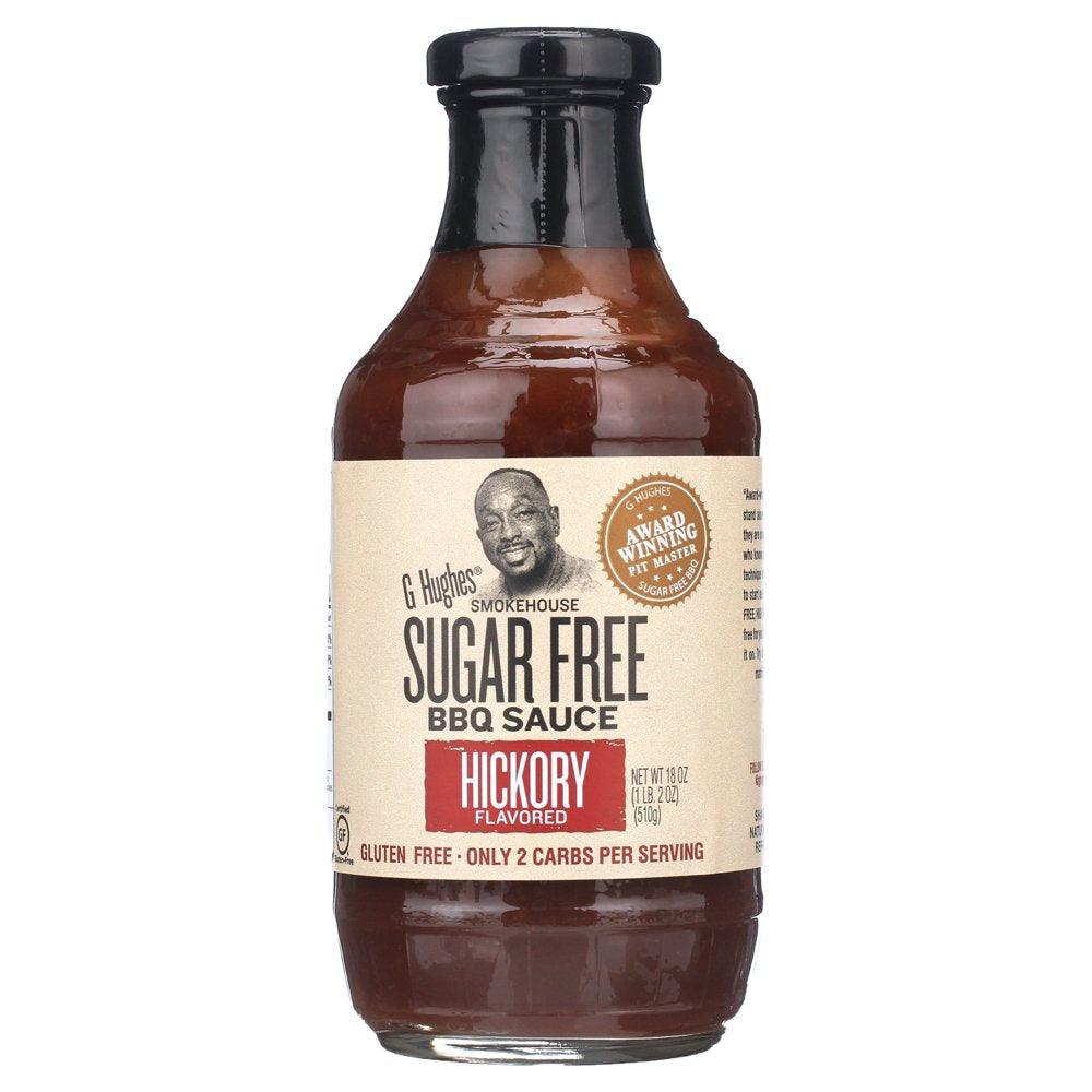 G Hughes Smokehouse Hickory Flavored BBQ Sauce, 18 Oz