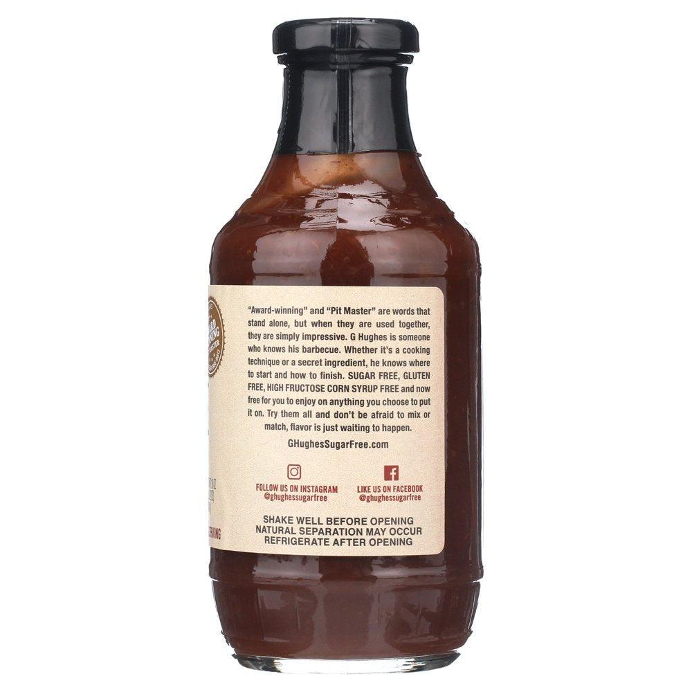 G Hughes Smokehouse Hickory Flavored BBQ Sauce, 18 Oz