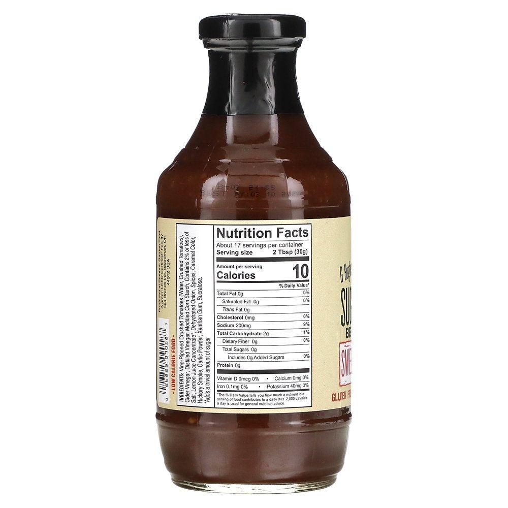 G Hughes Smokehouse Sugar Free Sweet & Spicy BBQ Sauce, 18 Oz