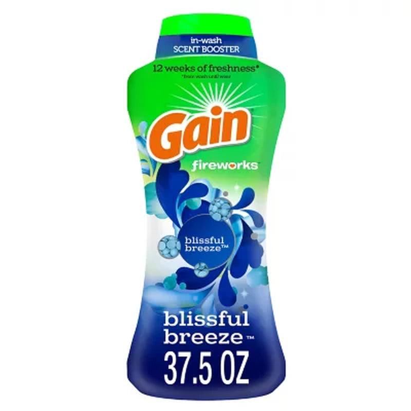 Gain Fireworks In-Wash Scent Booster Beads, Blissful Breeze (37.5 Oz.)