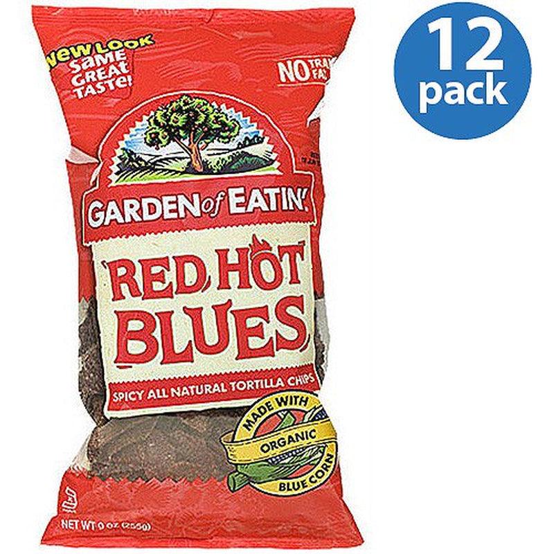 Garden of Eatin' Red Hot Blues Tortilla Chips, 16 Oz, (Pack of 12)