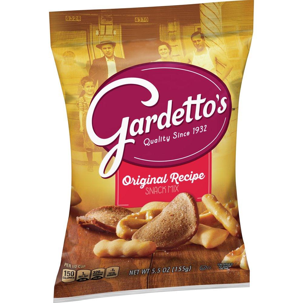 Gardetto'S Original Roasted Garlic Rye Chips, Snack Mix, 5.5 Oz.