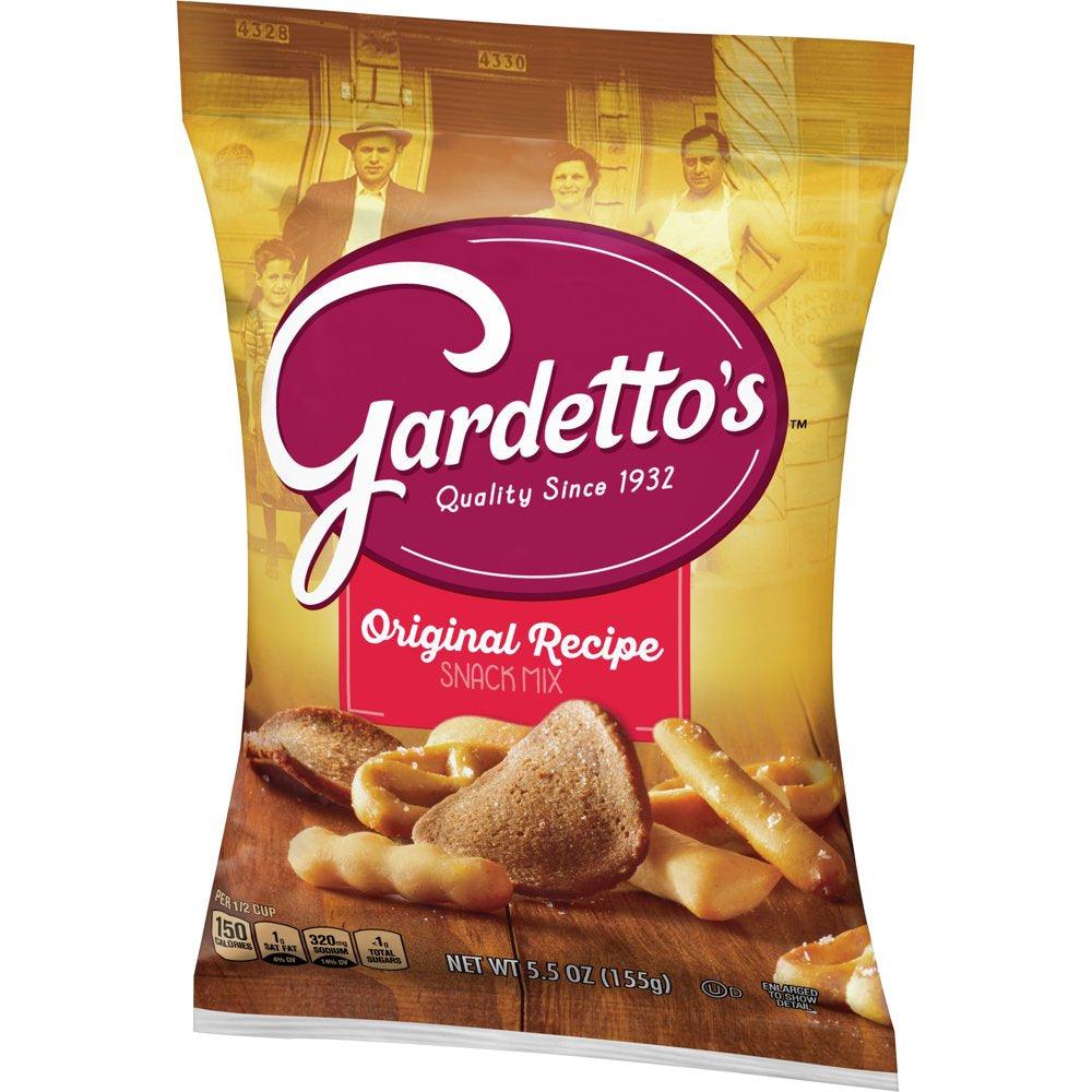 Gardetto'S Original Roasted Garlic Rye Chips, Snack Mix, 5.5 Oz.