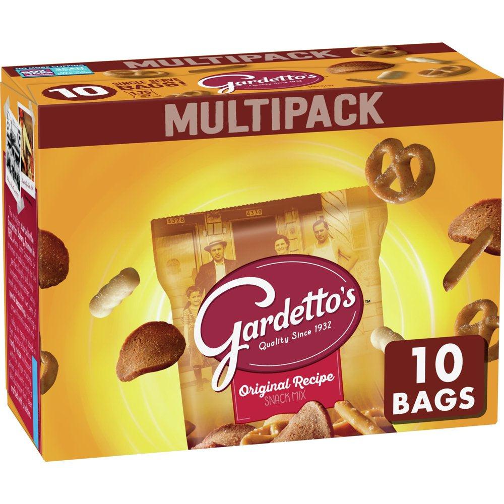 Gardetto'S Snack Mix, Original Recipe, Multipack Snack Bags, 1.75 Oz, 10 Ct