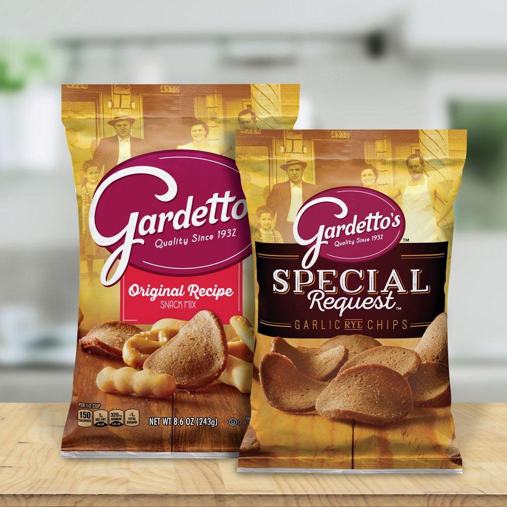 Gardetto'S Snack Mix, Roasted Garlic Rye Chips, 14 Oz