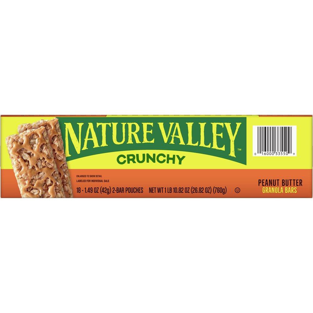 GEM33550 Granola Bars, Peanut Butter Cereal, 1.5 Oz Bar, 18/Box