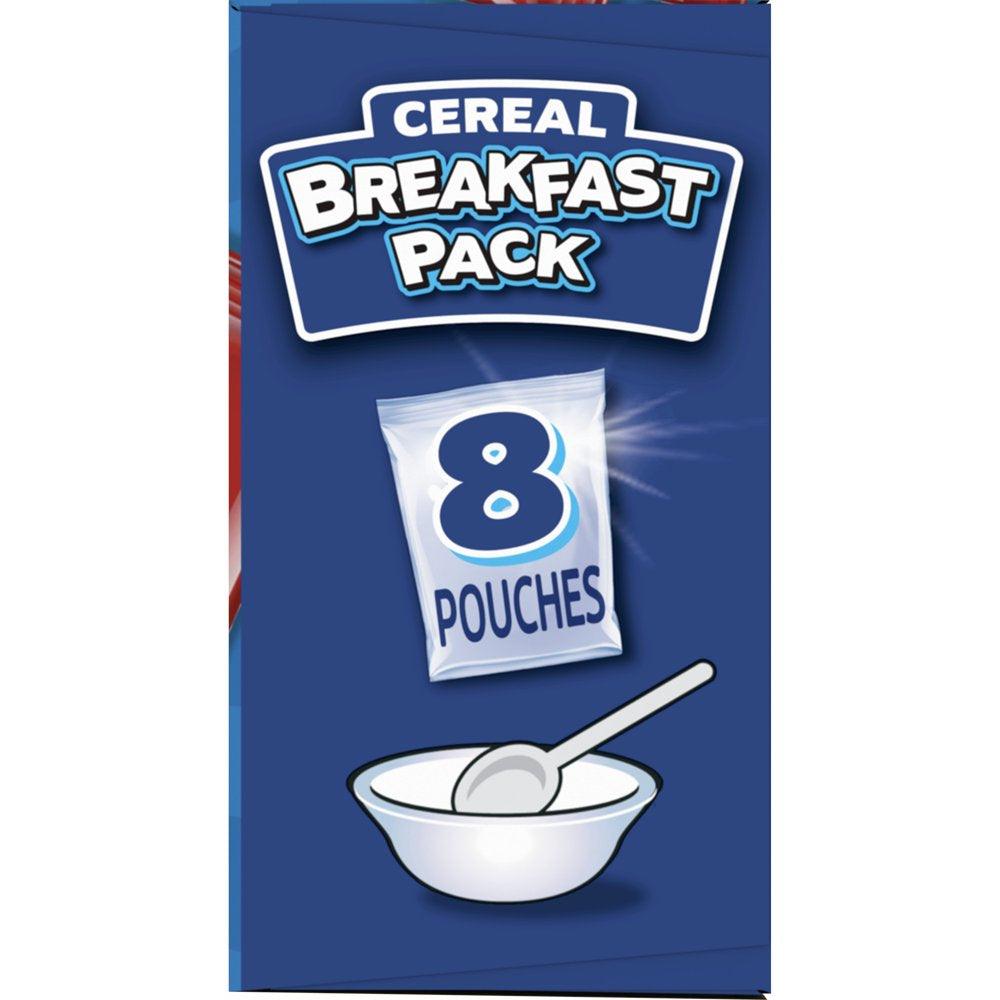 General Mills Breakfast Cereal Variety Pack, Single Serve Snacks, 9.14 Oz (8 Pouches)