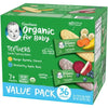 Gerber Organic Gentle Teething Wafers, Variety Pack (36 Ct.)