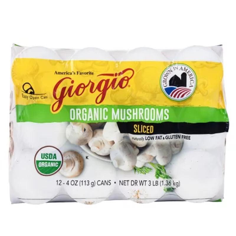 Giorgio Organic Mushrooms (4 Oz., 12 Pk.)