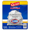 Glad Forceflex plus Tall Kitchen Trash Bags with Clorox, Lemon Fresh Bleach Scent (13 Gal., 120 Ct.)