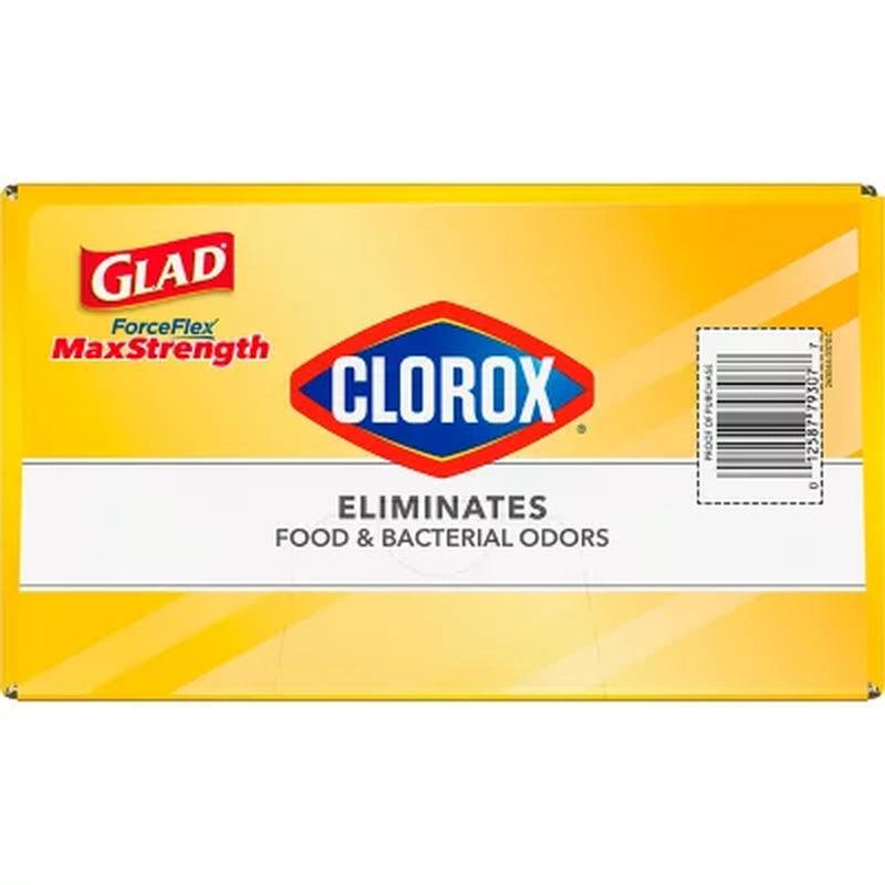 Glad Forceflex plus Tall Kitchen Trash Bags with Clorox, Lemon Fresh Bleach Scent (13 Gal., 120 Ct.)