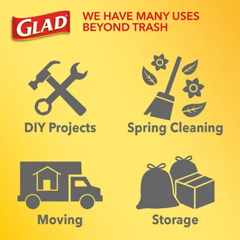 Glad Forceflex plus Tall Kitchen Trash Bags with Clorox, Lemon Fresh Bleach Scent (13 Gal., 120 Ct.)