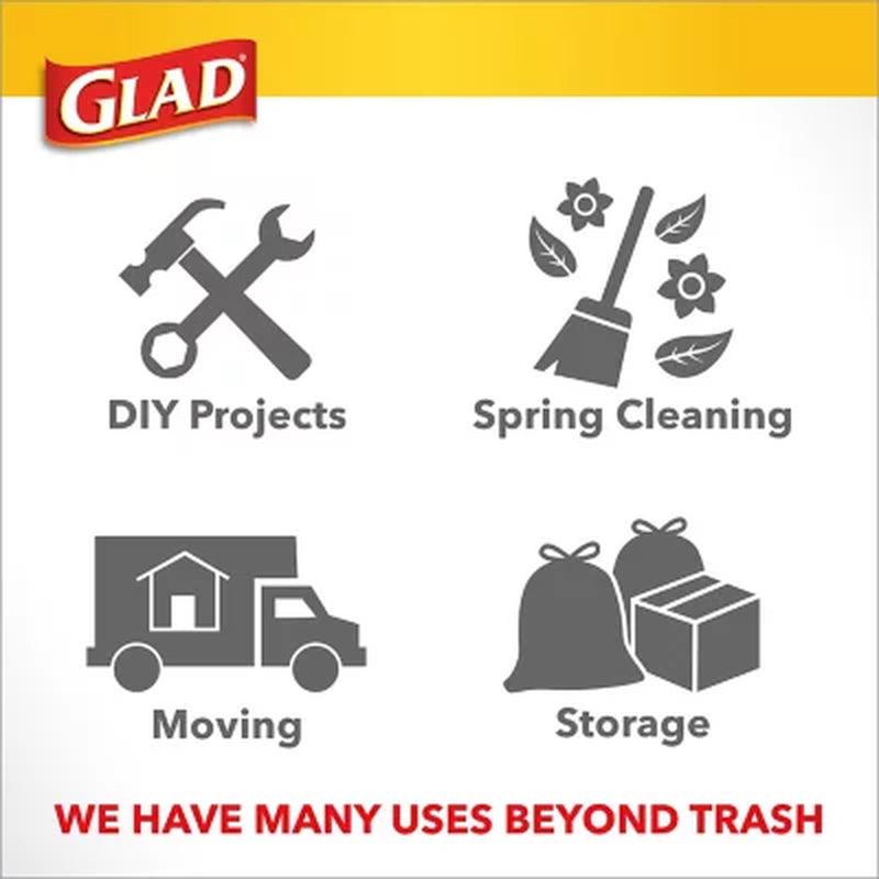 Glad Forceflex plus Tall Kitchen Trash Bags with Clorox, Lemon Fresh Bleach Scent (13 Gal., 120 Ct.)