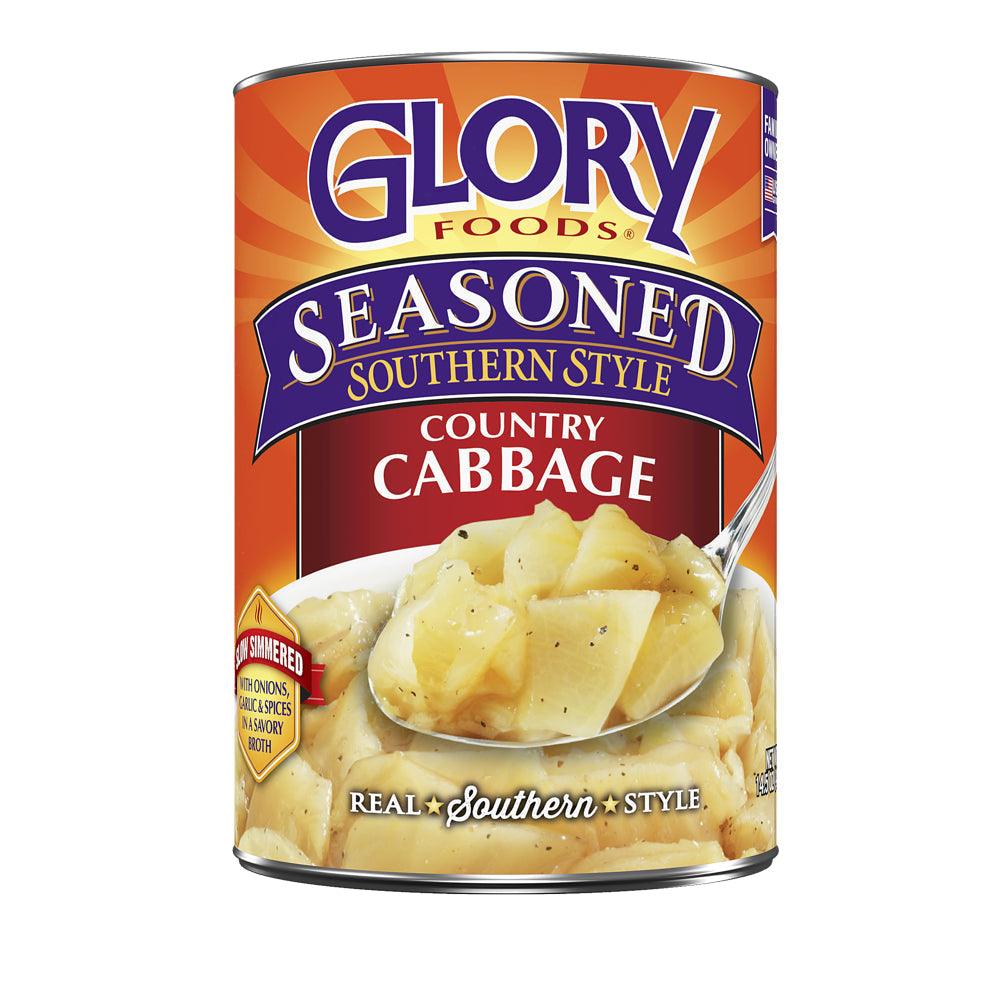 Glory Foods Canned Seasoned Country Cabbage, 14.5 Oz, Can