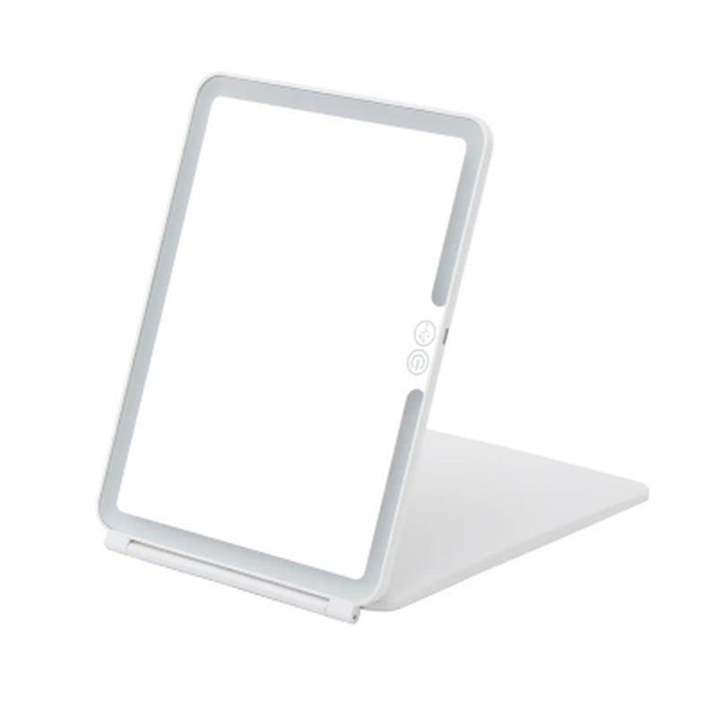 Glotech LED Lighted Edge Slim Mirror with Magnifying Mirror (5X, 3X)