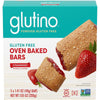 GLUTINO Strawberry Breakfast Bars, 7.05 Oz Box