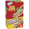 Golden Grahams Lucky Charms Breakfast Cereal Treat Bars Variety Pack, 28 Ct